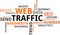 Word cloud - web traffic