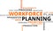 Word cloud - workforce planning