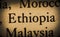 Word ethiopia