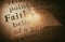 Word faith and light bulb