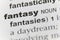 The Word Fantasy Close Up