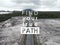 A word Find Your True Path on a blur landscape background