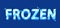 Word Frozen, Meticulously Crafted From Glistening Ice Font, Encapsulates A Frigid Beauty, With Its Crystalline Structure