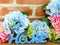 The word home letter with flowers decoration background