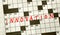 The Word INNOVATION on Crossword Puzzle