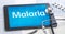 The word Malaria on the display of a tablet