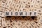 The word of MIDWIFE on building blocks concept