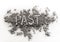 Word past written in fossil ash