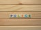 Word Police on wood