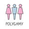 Word polygamy concept