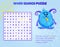 Word search puzzle for kids with mythical animals.