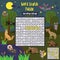 Word search puzzle nocturnal animals
