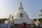 Word shanti Stupa, rajgir, bihar, India
