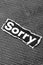 The word sorry