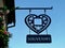 Word Souvenirs on sign board with heart above the shop entrance