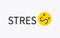 Word Stress and Negative Mood Yellow Emoji Banner
