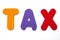 The word TAX