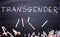 Word Transgender written in chalk
