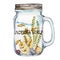 Word-Undersea world. Isoleted Tumbler with Marine Life Landscape - the ocean and the underwater world with different