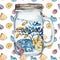 Word-Undersea world. Isoleted Tumbler with Marine Life Landscape - the ocean and the underwater world with different