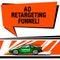 Word writing text Ad Retargeting Funnel. Business concept for Aiming relevant ads to those have visited your website Car