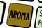 Word writing text Aroma. Business concept for A distinctive typically pleasant smell Subtle Pervasive atmosphere