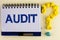 Word writing text Audit. Business concept for Local company auditors perform their financial investigation annually written on Not