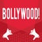 Word writing text Bollywood. Business concept for Indian cinema a source of entertainment among new generation.