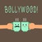 Word writing text Bollywood. Business concept for Indian popular film movies industry Mumbai Cinematography