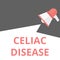 Word writing text Celiac Disease