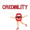 Word writing text Credibility. Business concept for Quality of being convincing trusted credible and believed in