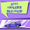 Word writing text Data Analysis Services. Business concept for an analytical data engine used in decision support Car