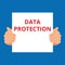 Word writing text Data Protection
