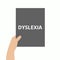 Word writing text Dyslexia