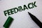 Word writing text Feedback. Business concept for Customer Review Opinion Reaction Evaluation Give a response back Ideas messages g