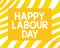 Word writing text Happy Labour Day. Business concept for annual holiday to celebrate the achievements of workers