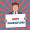 Word writing text Happy Thanksgiving. Business concept for Harvest Festival National holiday celebrated in November