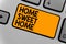 Word writing text Home Sweet Home. Business concept for In house finally Comfortable feeling Relaxed Family time Keyboard orange k