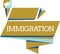 Word writing text Immigration. Business concept for Action of coming to live peranalysisently in a foreign country.