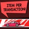 Word writing text Item Per Transaction. Business concept for Average number of products sold in each customer deal Car