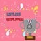 Word writing text Listless Employee. Business concept for an employee who having no energy and enthusiasm to work Trophy