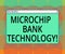 Word writing text Microchip Bank Technology. Business concept for Binary transactions of bank fund and savings Monitor Screen with