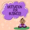 Word writing text Motivation For Business. Business concept for Desire and energy be continually committed to a job Baby Sitting