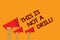 Word writing text This Is Not A Drill. Business concept for practice actions Making test false majors Training Three lines text me