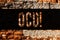 Word writing text Ocd. Business concept for Obsessive Compulsive Disorder Psychological Illness Medical Condition Brick Wall art