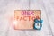 Word writing text Risk Factor. Business concept for a condition behavior or other factor that increases danger Mini blue alarm