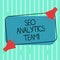 Word writing text Seo Analytics Team. Business concept for showing who make process affecting online visibility web Two