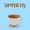 Word writing text Simplicity. Business concept for Quality or condition of being simple easy to understand or do