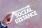 Word writing text Social Distance. Business concept for maintaining a high interval physical distance for public health