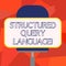 Word writing text Structured Query Language. Business concept for computer language for relational database Blank Rectangular
